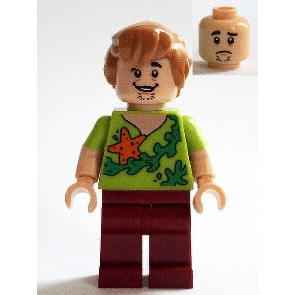 LEGO Scooby Doo Shaggy - Seaweed and Starfish Shirt Minifigure