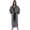 Gray, variant on Warm Fuzzy Hooded for Man Winter Fall Spaghetti Strap Velour Color Block Hood Pajama Pjs Robe Robe Mens 2026