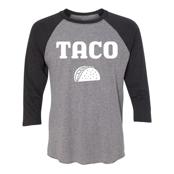 Taco Unisex 3/4 Sleeve Baseball Raglan Tee