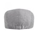thumbnail image 3 of Sombreros para hombre, gorra ligera, de punto liso, con parte delantera plana y estilo británico antiguo, boina de algodón para hombre., 3 of 4