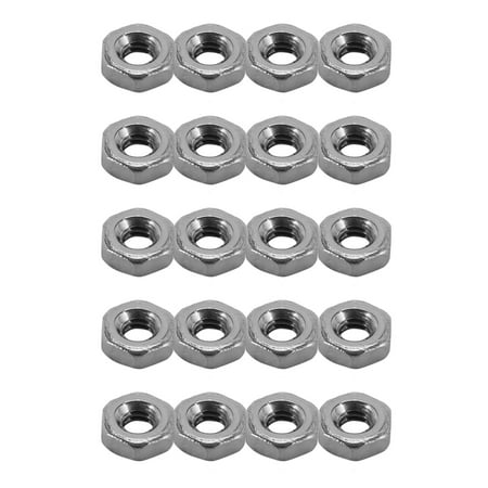 

Metric M2 Hex Nuts 304 Stainless Steel Fastener DIN934 500Pcs for Bolt