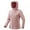 Pink, variant on Dvkptbk Women's Solid Color Jacket Mid Long Rain Jacket with Hood Lightweight Water Windbreaker Outdoor Active Warm Raincoat Long Coat