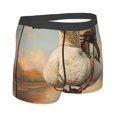 thumbnail image 3 of Balery Hiking Duck Men's Boxer Briefs, Soft and Breathable Cotton Underwear with nylon Waistband-X-Large, 3 of 9