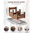 thumbnail image 4 of Soporte para Guitarras STRICH de Madera L-2AW para 2 Guitarras Acústicas, 4 of 7