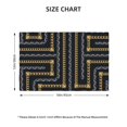 thumbnail image 2 of Placemats Set of 4 / 6, Chain Maze Pattern Placemats for Dining Table Indoor/Outdoors Heat Resistant Washable Placemats 18" x 12", 2 of 8