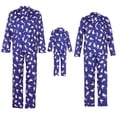 thumbnail image 1 of Traje familiar entre padres e hijos a cuadros con cuello redondo y estampado de ciervos navideños europeos y americanos 2024, 1 of 3