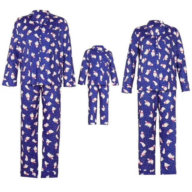 Traje familiar entre padres e hijos a cuadros con cuello redondo y estampado de ciervos navideños europeos y americanos 2024