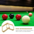 thumbnail image 2 of 2pcs Wood Billiard Ball Rack Vintage Billiard Diamond Rack Table Pool Ball Rack, 2 of 7