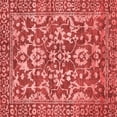 thumbnail image 1 of Ahgly Company Indoor Square Abstract Red Modern Area Rugs, 8' Square, 1 of 4