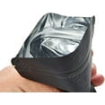 thumbnail image 4 of 100pcs 4"X 6" Black Mylar Bags Resealable Bags Foil Pouch Double-Sided Flat Ziplock Bag Matte Black, 4 of 4