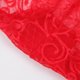 thumbnail image 3 of Tanga de encaje floral transparente para mujer, lencería, color negro, como se describe rojo, 3 of 9