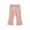 Pink, variant on Efsteb Kids Girls Bell-bottomed Pants Elastic Waistband Spring Girl Bow Casual Pants (Black,3 Years)