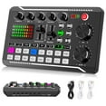thumbnail image 1 of EIGTHTAIL F998 Sound Card Audio Mixer Podcast  Voice Changer for Board for Microphone Karaoke, 1 of 5