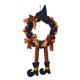 thumbnail image 1 of Corona de Halloween extralarga para colgar en la puerta con patas para decorar la entrada principal y fiestas navideñas en interiores., 1 of 5