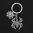 thumbnail image 3 of Metal Spider Web Key Chain, Fashion Vintage Gothic Pendant, 9cm Key Ring Accessory, 3 of 5