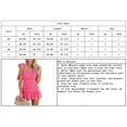 thumbnail image 2 of Chouyatou Women's Summer Floral Spaghetti Strap Square Neck Ruffle Tie Mini Smocked Dress, 2 of 2