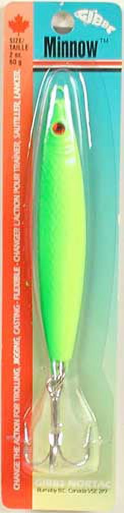 Gibbs Minnow 2 oz, Kelly Green Chart. Fused
