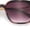 Marbre bourgogne - Violet, variante sur Lunettes de Soleil Mode pour Femmes, Luxe, Designer, Verres Encastrés, Branches en Métal, Monture Corne en Plastique, Noir - Fumée