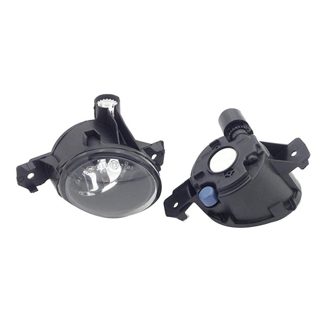 Par de luces antiniebla Yuxing para parachoques delantero 63176924655 63176924656 negro transparente