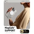 thumbnail image 2 of i-Blason Ares Mag for iPhone 15 Pro Max Case [6.7 inch] with Screen Protector, [Compatible with MagSafe] Clear Slim Full-Body Shockproof Rugged Bumper Case (Gary), 2 of 7