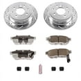 thumbnail image 3 of PowerStop Rear Z26 Street Warrior Carbon-Fiber Ceramic Brake Pad and Drilled and Slotted Rotor Kit Fits: ACURA HONDA Select Models K408-26, 3 of 9
