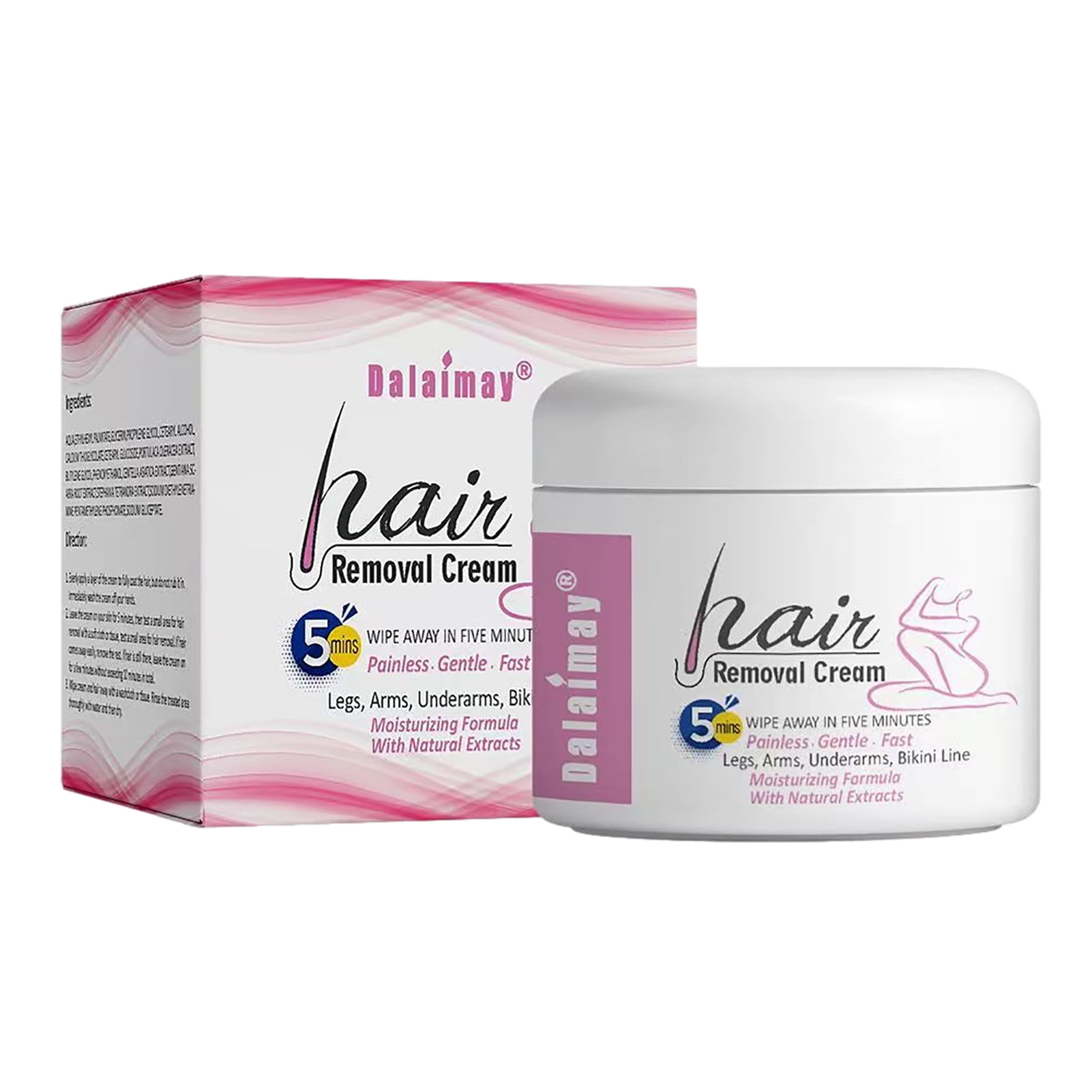 Hair Removal Cream | Painless Depilatory Cream | Gentle & Soothing Hair Remover For Body And Legs, Suitable For Sensitive Skin, Women And Men - Hair Removal Cream | Painless Depilatory Cream | Gentle & Soothing Hair Remover For Body And Legs, Suitable For Sensitive Skin, Women And Men -