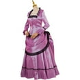 thumbnail image 3 of Victorian Steampunk Gown - Elegant Purple Bustle Dress for Women, 3 of 7