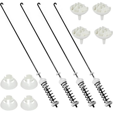 TekDeals Set of 4 for Whirlpool W10780048 Washer Suspension Rod W10349191 AP5985113 ERW10780048