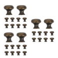 thumbnail image 3 of Hemoton 36 pcs  Retro Zinc Alloy Cabinet Knobs Single Hole Furniture Handles Accessory For Kitchen Cabinets Bedroom Dressers And More Home Decor Needs, 3 of 8