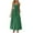 Green, variant on Ecqkame Womens Summer Long Dress Sexy Off Shoulder Solid Color Adjustable Spaghetti Strap Dress Casual Flowy Tiered Tummy Control Beach Dress with Pockets Yellow XXL