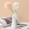 thumbnail image 2 of Clearance! Modern Simple Resin Hand Vase Ornament Living Room Flower Arrangement Home Office Dining Table Decoration Creative Crafts, 2 of 4