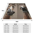 thumbnail image 2 of JUNZAN Funny Horse Faces Expressions Print Flannel Fleece Blanket Throw Blanket for Bed,Sofa,Couch,Travel,Camping(50"x40" ), 2 of 5