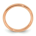 thumbnail image 2 of Sterling Silver Stackable Expressions Rose Gold Plated Polished Ring Size 5, 2 of 5