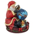 thumbnail image 5 of Northlight Musical Santa Claus Checking His List with a World Globe Christmas Figure - 5.75", 5 of 6