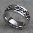 thumbnail image 2 of Anillo De Dedo De Acero Inoxidable A La Moda, 2 of 3