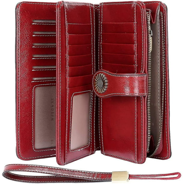Cartera con muchos compartimentos sale