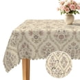 thumbnail image 6 of Vintage Floral Tablecloth 60x120 Inch,Water Resistant Rectangular Table Cover for Dining Room Farmhouse Home Decor, 6 of 7