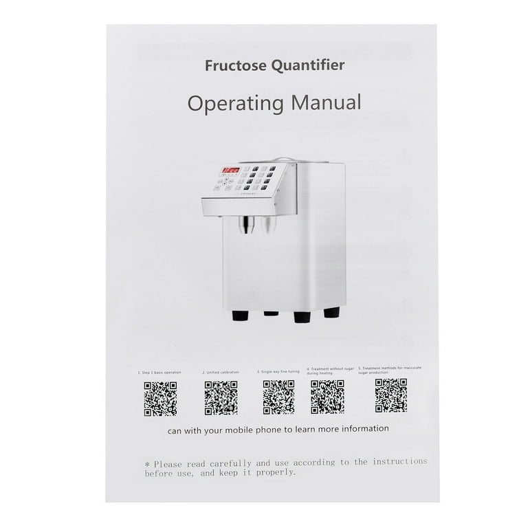  Fructose Quantitative Machine 16 Grid Syrup Dispenser