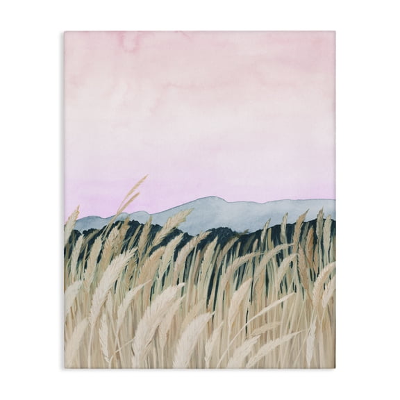 Stupell Industries Contemporary Pink Wheat Field Canvas Art, 24 x 30, by Grace Popp