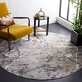 thumbnail image 2 of SAFAVIEH Meadow Korrine Distressed Area Rug, Light Grey/Dark Grey, 6'7" x 6'7" Round, 2 of 7