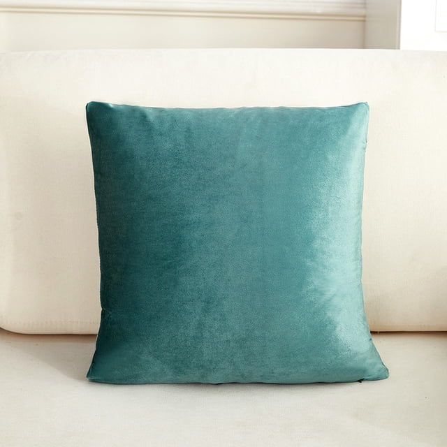 Xiao Hua 3 fundas de almohada sencillas de terciopelo para sofá. Estampado verde. Fundas de almohada coloridas que iluminan el ambiente de tu dormitorio. 11,81 x 19,69 pulgadas (verde).
