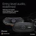 thumbnail image 3 of Altavoces para coche Pioneer TS-A4103, 2 vías, rango completo, 4 x 10 pulgadas, 3 of 6