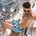 thumbnail image 2 of luoweisi Men's Beach Shorts Quick Dry Swim Trunks with Mesh Lining Panda S, 2 of 5