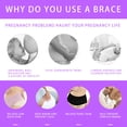 thumbnail image 4 of DPTALR Pregnancy Belly Support Belt Pregnancy Support Belt For Back Pelvic Hip Pain Belly Back Support, 4 of 9