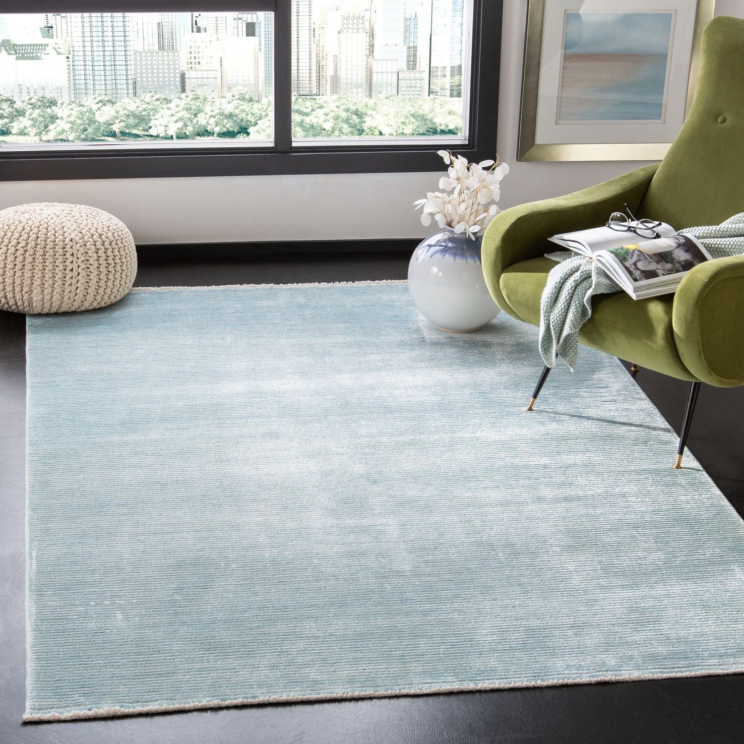 SAFAVIEH Dream Ethelyn Abstract Overdyed Area Rug