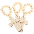 thumbnail image 3 of ADDHAT Napkin Rings Wood Cotton Rope For Home Decor 3Pcs 7.86X3.93X2.75In, 3 of 8
