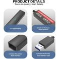 thumbnail image 2 of HUGFEGWE PSVR Adapter for PS4/PS5,PS4 Camera to PS VR Converter Cable Comaptible with PS5 Console,USB3.0 Plug and Play VR Games Accessories CJB91-76948, 2 of 9