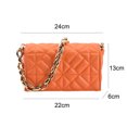 thumbnail image 2 of Bolso bandolera, bolso con cadena de hombro cuadrado con diseño de nicho, 2 of 5