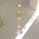 thumbnail image 1 of Campanas De Viento Crystal Dream Catcher Creative Chic Metal Rainbow Ornament para el dormitorio de la pared del hogar, 1 of 7