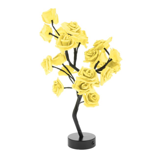 Luz de noche LED Yuyangstore Árbol artificial lámpara de árbol luces de hadas amarillo